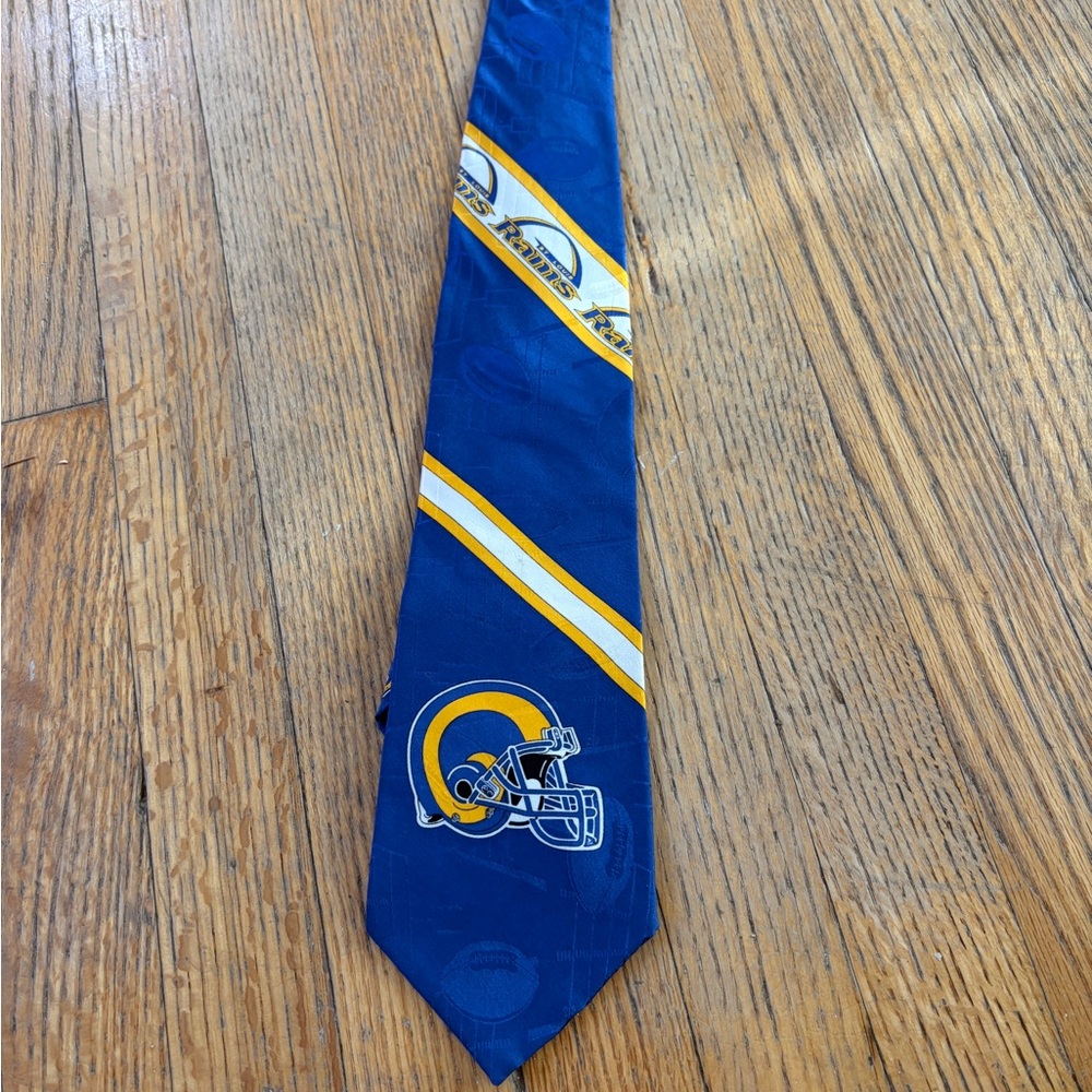 1996 Blue and Yellow Rams Tie